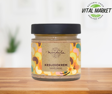 Produse - UNT DE NUCĂ DE CAJU CU AROMĂ DE VANILIE MENDULA, 180G