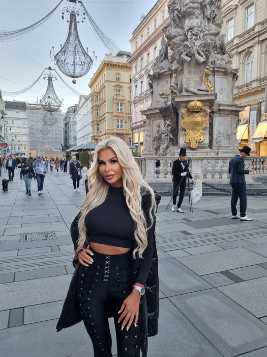 Colanti Luciosi Negri Dama cu Talie Inalta Bandage Black din Lycra cu Siret Anticelulitici Elastici Compresivi Modelatori Efect Push Up | VITRENDX [7]