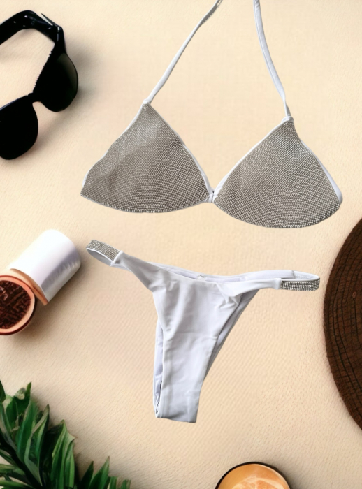 Costum de baie Luxury White Diamond [6]