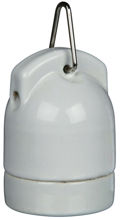 Adaptor Ceramic Pentru Bec, Pro, De Agatat, 200W, 76109	 [2]