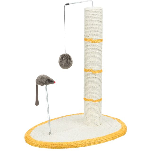 Stalp Sisal De Zgariat, Cu Jucarii, 40x30 cm/ h: 50 cm, Diverse Culori, 4306	 [5]