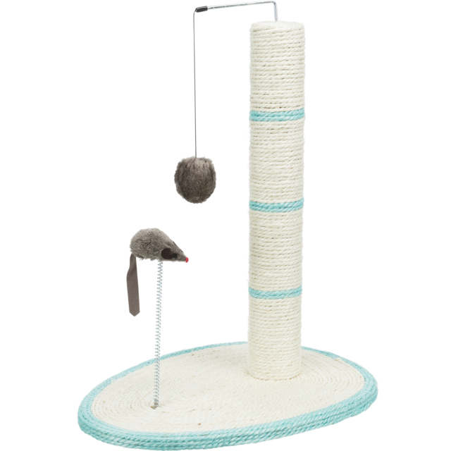Stalp Sisal De Zgariat, Cu Jucarii, 40x30 cm/ h: 50 cm, Diverse Culori, 4306	 [4]