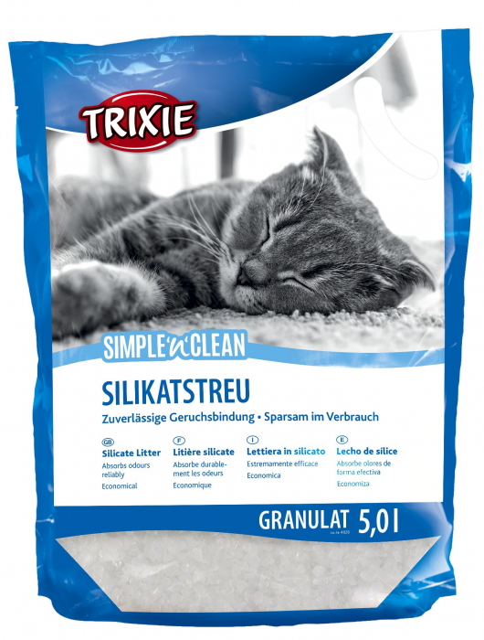 Asternut Silicat Simple'n'Clean, Granule, 5 l, 4026 [2]