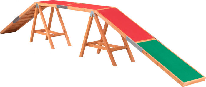 Barna Pentru Caini, Fun Agility, 456x64x30 cm, Pana la 80 kg, 32090	 [8]