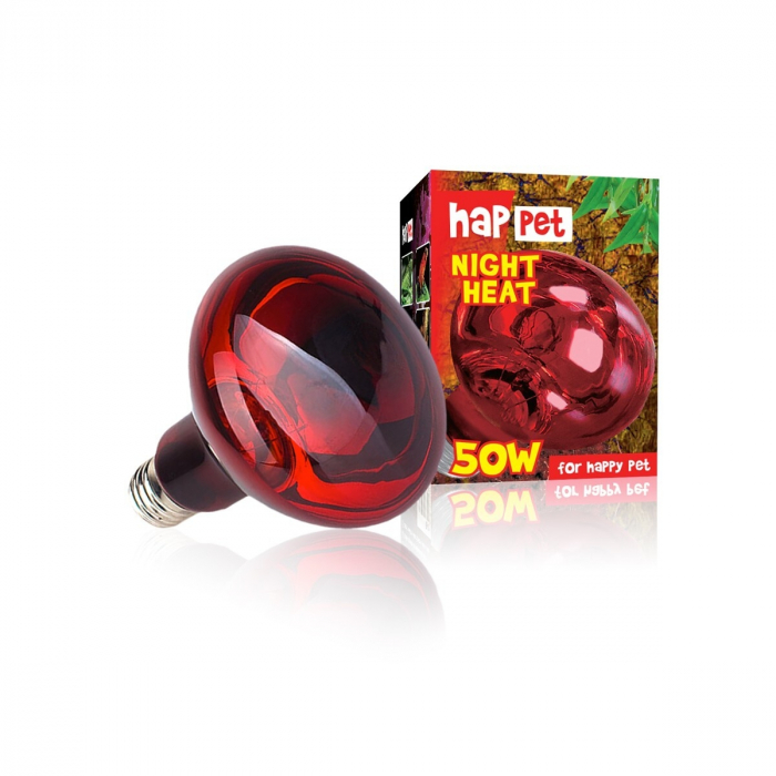 Bec Rosu Pentru Terariu, Caldura Nocturna, 50W, BR02	 [3]