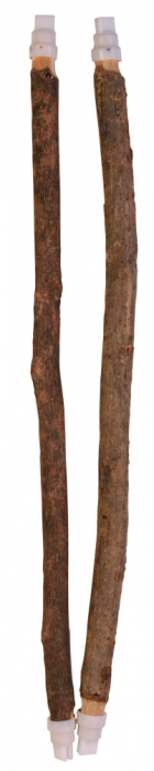 Bete Pentru Colivie,  Lemn De Scoarta, 2 buc, 35 cm/10-12 mm,5875 [2]