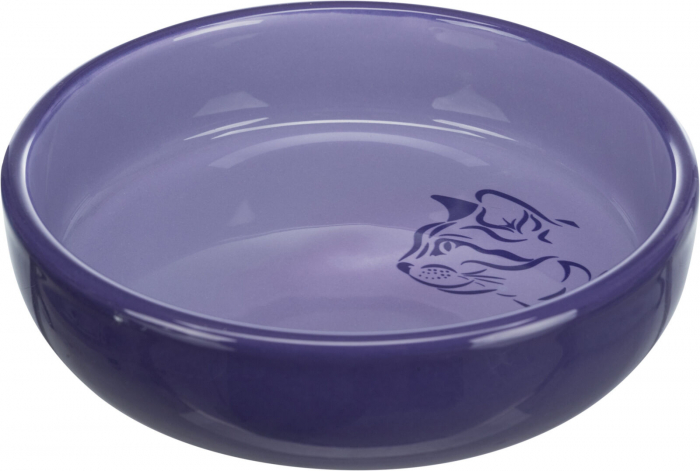 Castron Ceramic Pentru Pisici, 0.3 l/15 cm, Diferite Culori, 24779 [3]