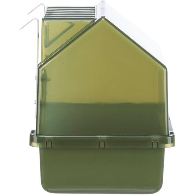 Cadita Acoperita Pentru Pasari, Plastic, 16x22x16 Cm, Verde, 54035	 [3]