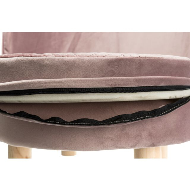 Canapea Livia Soft, 48x40 cm, Roz Antic, 37910	 [7]