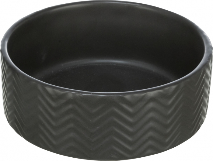 Castron Ceramic, 0.4 l/13 cm, Negru, 25020 [1]