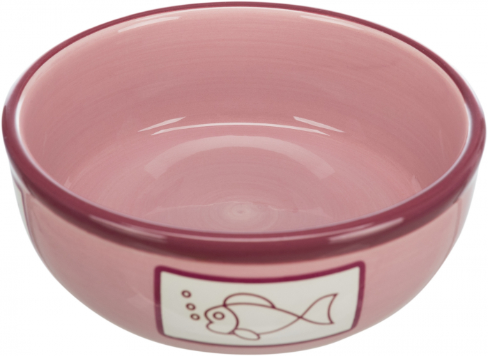 Castron Ceramic Pentru Pisici, 0.35 l /13 cm, Diferite Culori, 24658 [2]