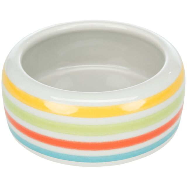 Castron Ceramic Pentru Porcusori de Guineea, 200 ml/11 cm, Multicolor/Crem, 60806 [2]