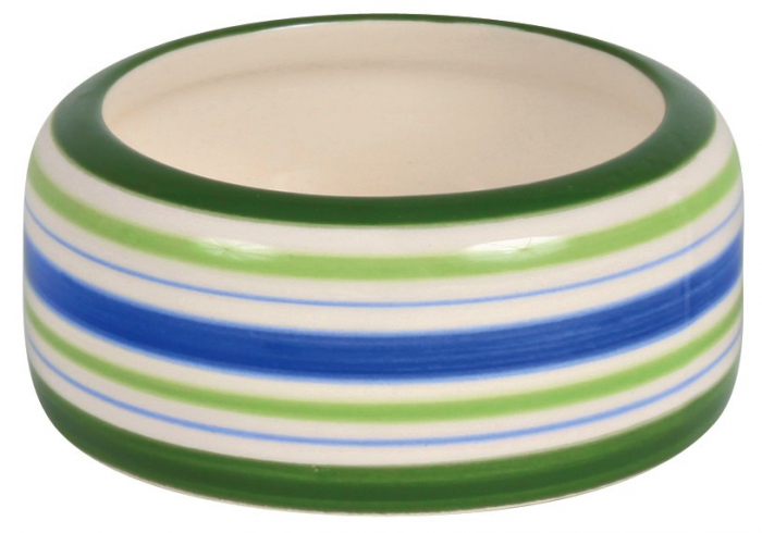 Castron Ceramic Pentru Hamsteri, 50 ml/ 8 cm, Multicolor/Crem, 60805 [1]