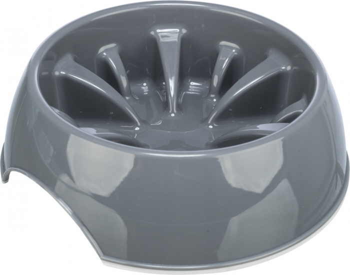 Castron Plastic Hranire Lenta, 1.4 l/25 cm, Diferite Culori, 25028 [1]