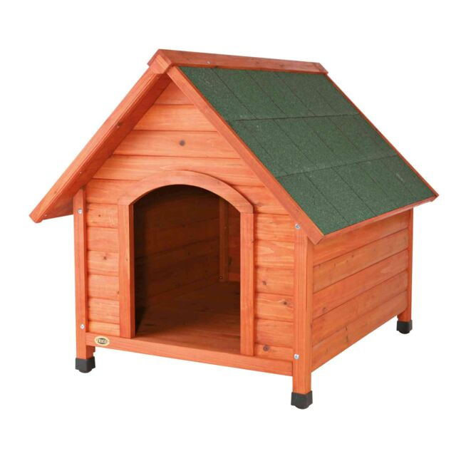 Casuta Cabana Din Lemn Pentru Caini, L: 96x105x112 cm, Maro, 39533	 [2]