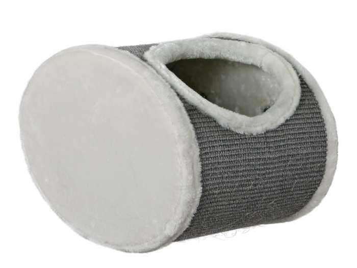 Casuta Pe Perete 48x29x28 cu Sisal Gri cu Alb 49921 [2]