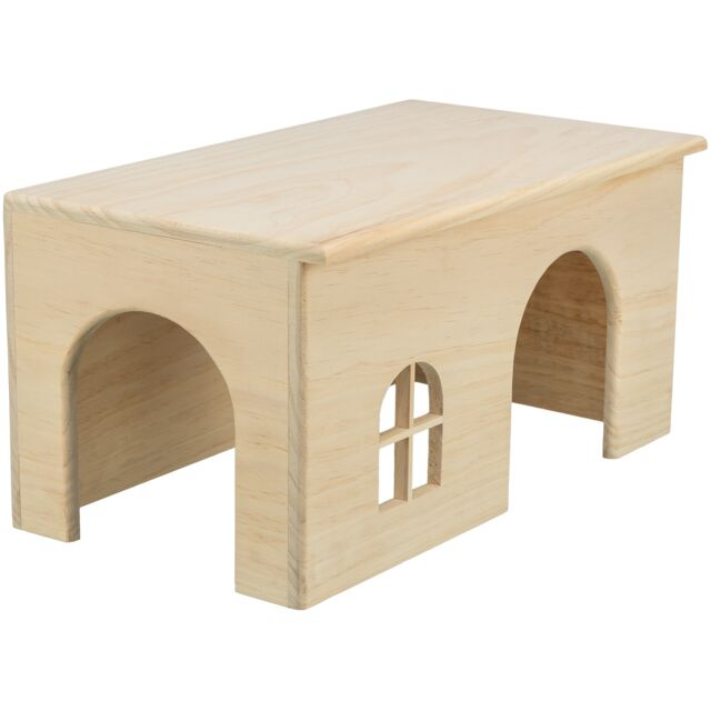 Casuta Pentru Cobai/Iepuri Pitici, Lemn, 40x20x23 cm, 61263	 [2]