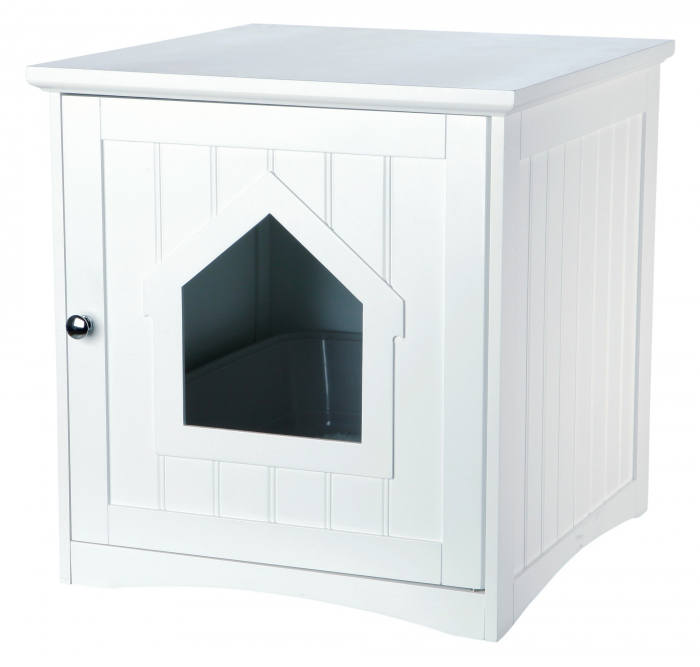 Casuta Pentru Litiera, MDF, 49x51x51 cm, Alb, 40290 [5]