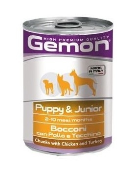 Hrana Umeda Pentru Caini, Gemon Puppy&Junior, Pui Si Curcan, 415 g [1]