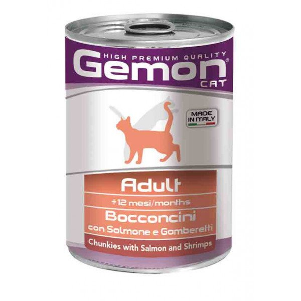 Hrana Umeda Pentru Caini, Gemon Adult, Cu Ton Si Somon, 415 g [1]