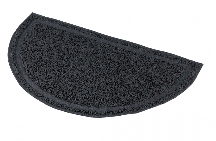 Covoras In Fata Litierei, Forma Semicircular, PVC, 41x25 cm, Antracit, 40385 [2]