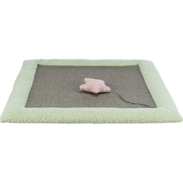 Covoras Pentru Zgariat, Junior, 47 x 47 cm, Gri/Verde Menta, 44437	 [2]