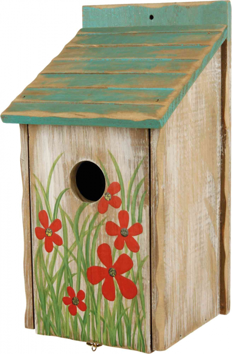 Cuib Pentru Pasari Salbatice, Lemn De Pin, 15x28x14 cm/3.3 cm, 55850	 [2]