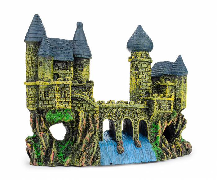 Decor Pentru Acvariu, Castel Cu Pod, 16x6x12.5 cm, R005 [4]