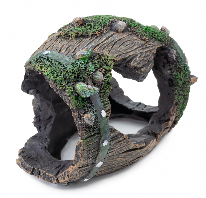 Decor Pentru Acvariu, Butoi Spart, 14x10x10 cm, U229  [2]