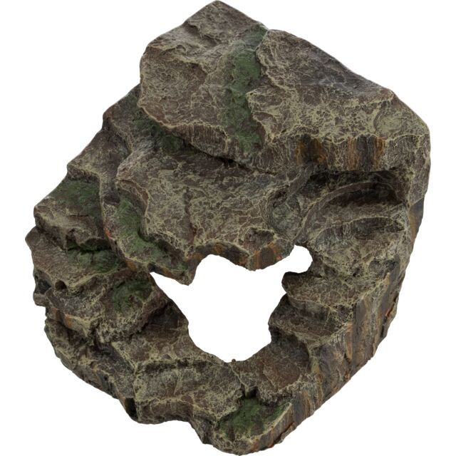 Decor Pentru Terariu, Colt De Stanca Cu Pestera Si Platforma, 19x16x18 cm, 76195 [2]
