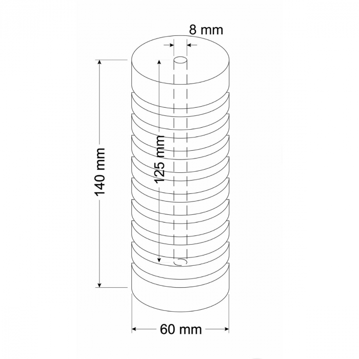 Burete Rezerva Pentru Filtru U-Jet 3, 14x6 cm, C070 [3]