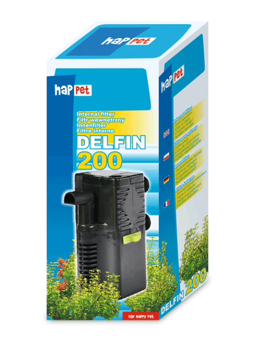 Filtru Intern Delfin 200, Pentru Acvariu 50 l/3 W, F102 [1]