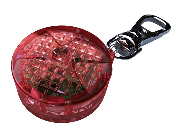 Flasher Pentru Caini/Pisici, Plastic, 2.5 cm, Rosu, 13441	 [2]