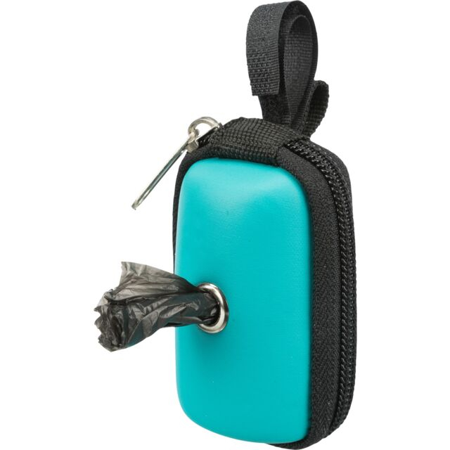 Dispenser Pungi Igienice, Cu Husa Din Piele Artificiala, 1 rola/20 buc, Diverse Culori, 22849	 [4]