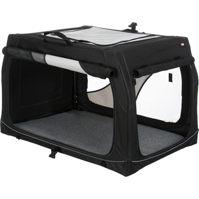 Geanta Transport Auto/Cazare Caini, Vario, S: 61x43x46 cm, Negru/Gri, 39721	 [2]