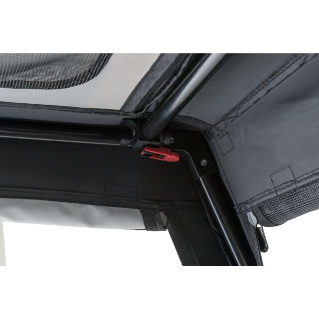 Geanta Transport Auto/Cazare Caini, Vario, S: 61x43x46 cm, Negru/Gri, 39721	 [6]