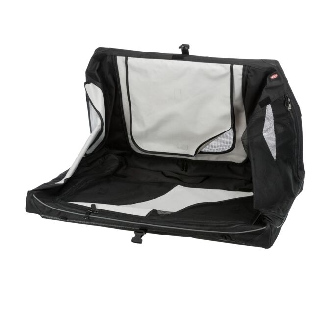 Geanta Transport Auto/Cazare Caini, Vario, S: 61x43x46 cm, Negru/Gri, 39721	 [5]