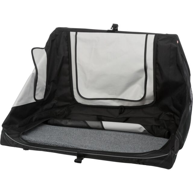 Geanta Transport Auto/Cazare Caini, Vario, S: 61x43x46 cm, Negru/Gri, 39721	 [4]