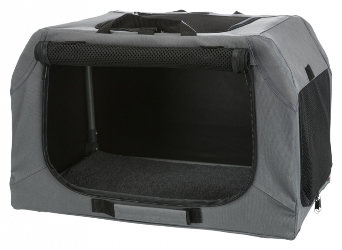 Geanta Transport Auto/Cazare Caini, Easy, S-M: 71x49x51 cm, Gri, 39732	 [2]