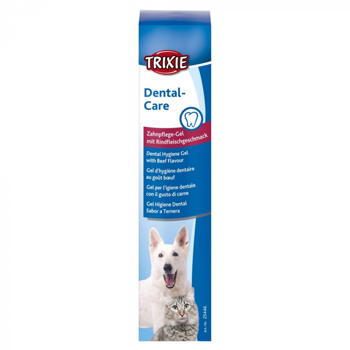 Gel De Ingrijire Dentara Pentru Caini/Pisici, Cu Aroma de Vita, 100 g, 25446	 [2]