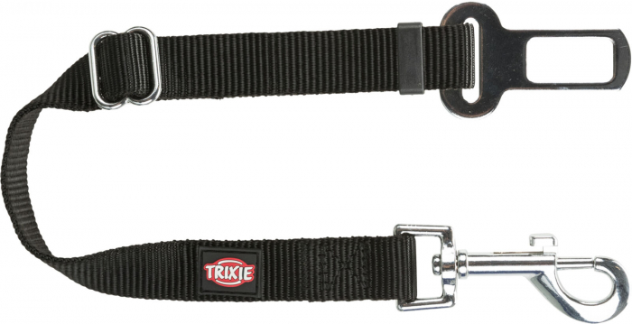 Centura De Siguranta Auto Pentru Caini, S-M: 45-70 cm/25 mm, Negru, 1289	 [6]
