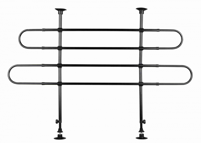 Grilaj Auto Portbagaj, Latime: 85-140 cm/ Inaltime: 75-110 cm, Negru, 1316	 [2]