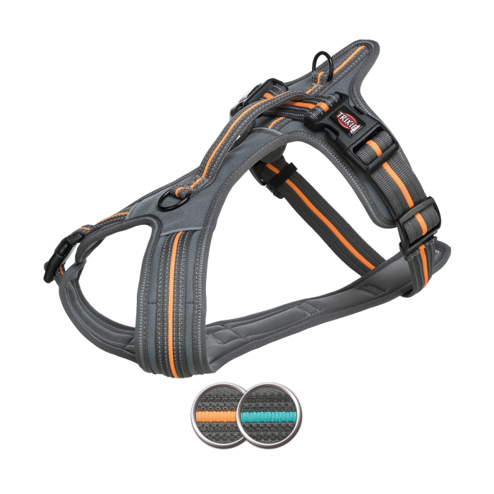 Ham Fusion Touring, M: 51-66 cm/20 mm, Gri Grafit/Portocaliu Papaya, 207531 [2]