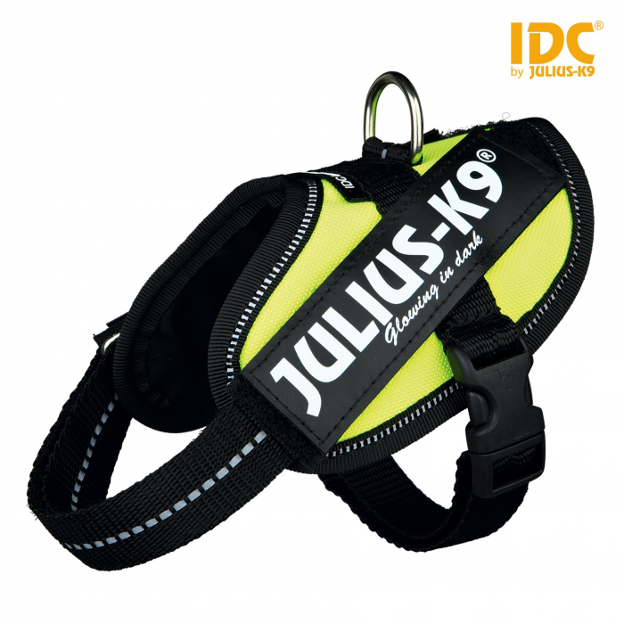 Ham Julius-K9 Baby 2 XS-S 33-45 cm Negru/Neon 14817 [2]