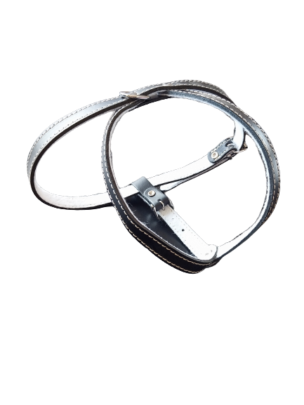 Ham L1 Piele Captusit 32-40 cm/16 mm - Negru [2]
