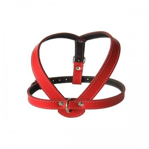 Ham L2 Piele Captusit 53-59 cm/16 mm - Rosu [1]