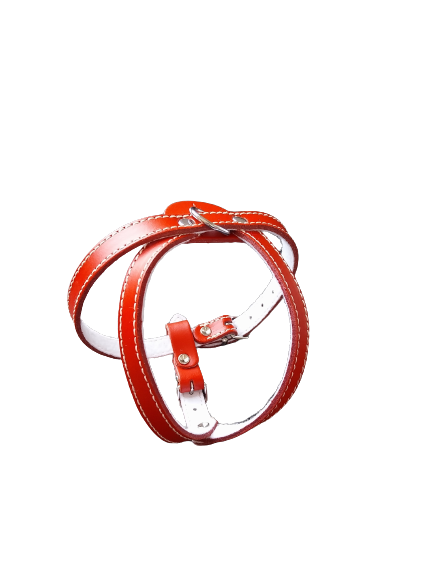 Ham L2 Piele Captusit 53-59 cm/16 mm - Rosu [2]