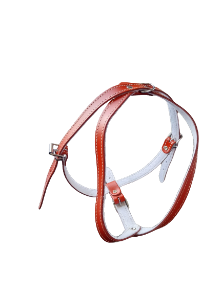 Ham L4 Piele Captusit 66-83 cm/20 mm - Rosu [2]