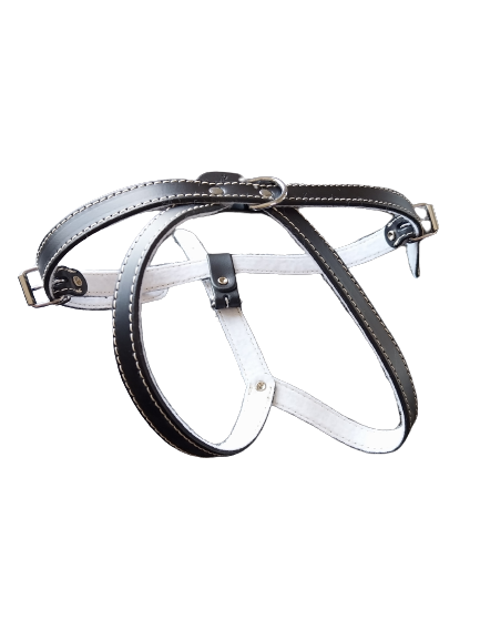 Ham L6 Piele Captusit 63-83 cm/25 mm - Negru [2]