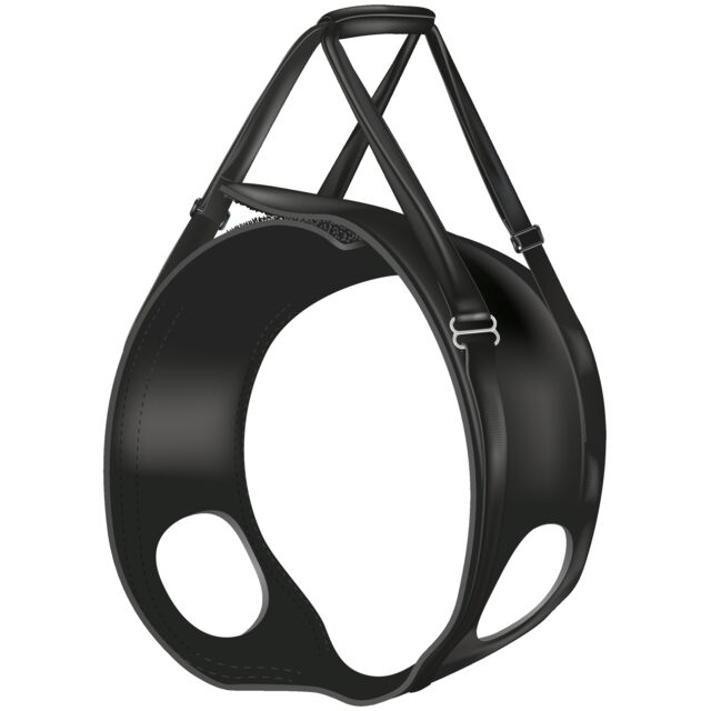Ham Reabilitare Pentru Caini, M: 55-65 cm, Pana la 25 kg, Negru, 19406	 [1]
